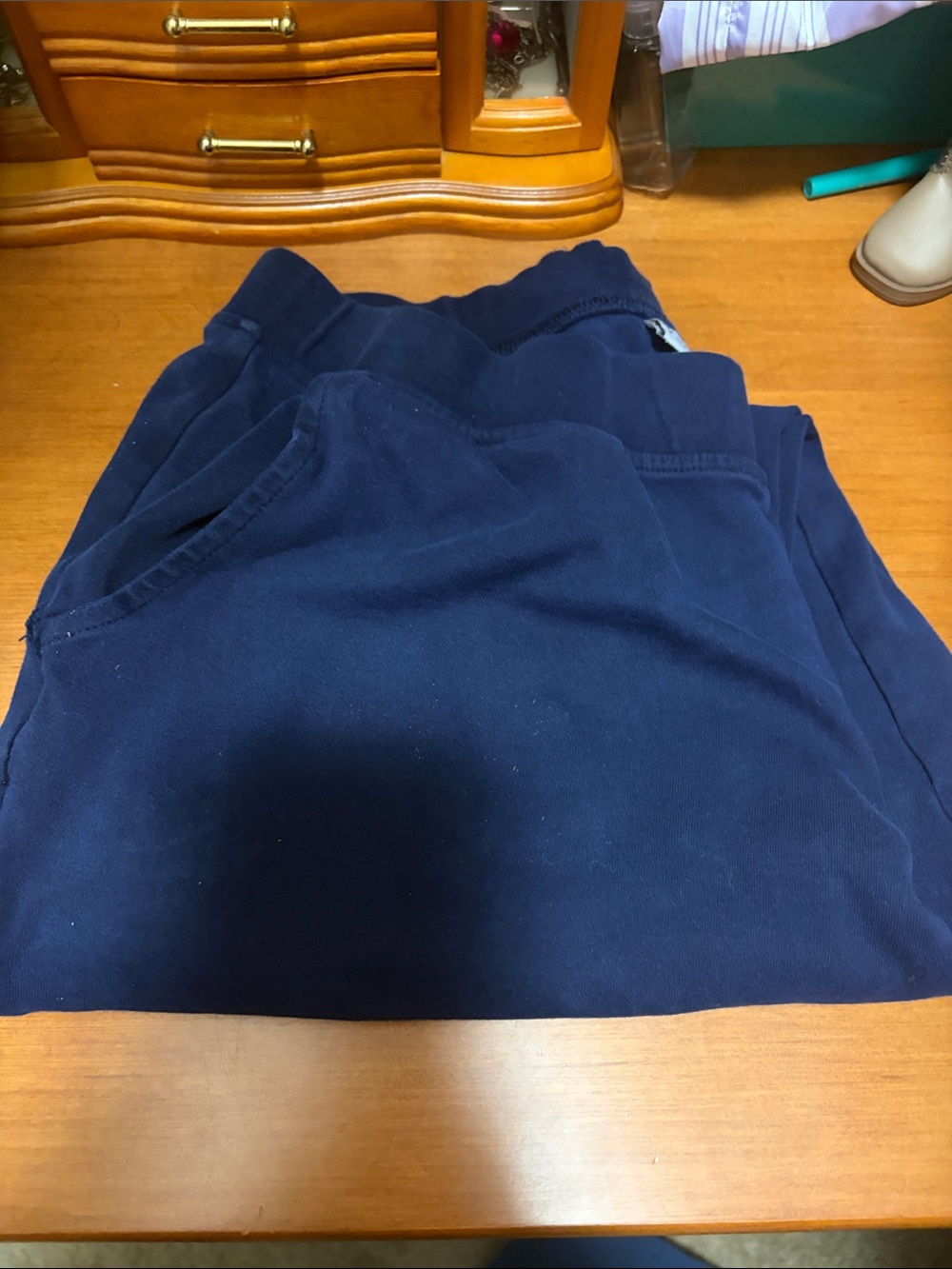 Navy Blue Casual Sweatpants